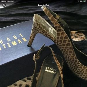 Stuart Weitzman Open Back Pumps
